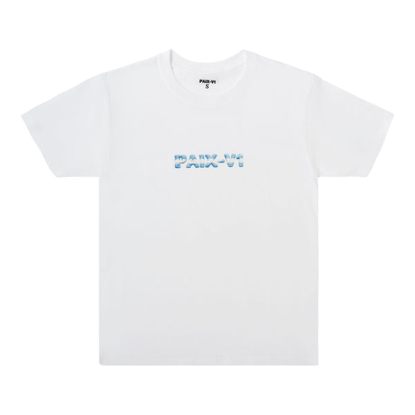 PAIX-V1 T-shirt Argentina: white T-shirt with a sky blue PAIX-V1 logo